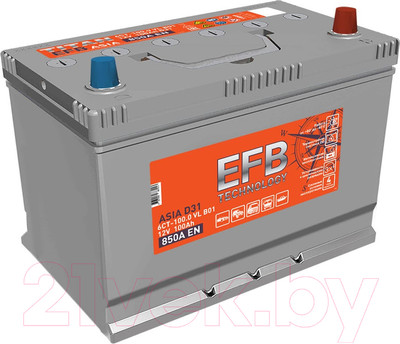 Автомобильный аккумулятор TITAN Asia EFB B01 850A R+ (100 А/ч)