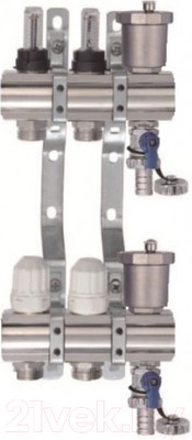 Коллекторная группа отопления Aqualink 1х2х3 / СС02700