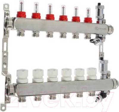 Коллекторная группа отопления Aqualink 1х6х3 / СС02704