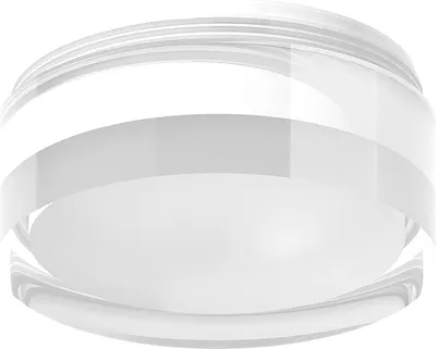 Кольцо декоративное для светильника Ambrella N6241 FR/CL (белый матовый/прозрачный)