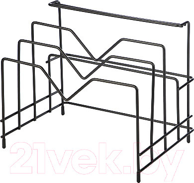 Держатель для крышек Mallony L’ordine Nero / 107587