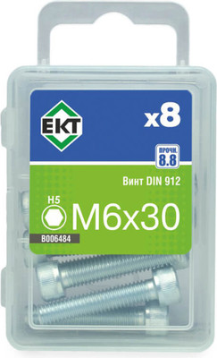 Винт ЕКТ 6х30 DIN912 / B006484 (8шт)
