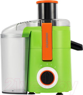 Соковыжималка электрическая StarWind SJ2236 (зеленый/белый)