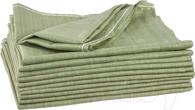 Мешок хозяйственный ТерраТекстиль Полипропиленовый 55x95см (10шт, зеленый)