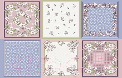 Набор платков носовых Миланка 1155 (6шт)