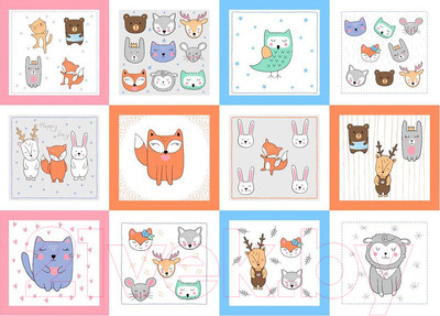 Набор платков носовых Миланка 1156 (10шт)