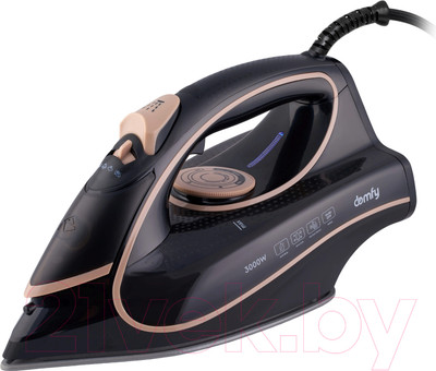 Утюг Domfy DSC-EI901 (черный/золотистый)