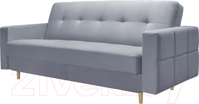 Диван Mio Tesoro Любава (Velutto 12/натуральное дерево)