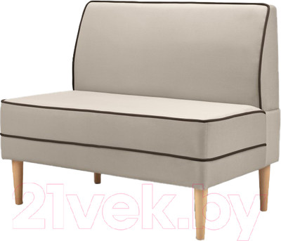 Диван Mio Tesoro Бадди 1000 (Velutto 18/Velutto 23/натуральное дерево)