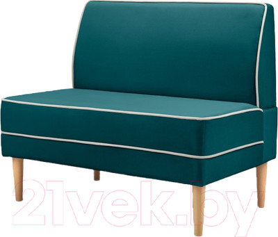 Диван Mio Tesoro Бадди 1000 (Velutto 20/Velutto 01/натуральное дерево)