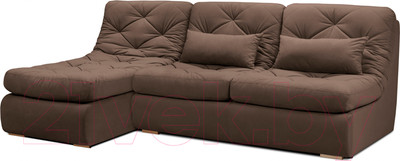 Диван угловой Mio Tesoro Борнео с оттоманкой (Velutto 23)