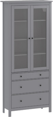 Шкаф с витриной Mio Tesoro Сага 2.08.07.130.4 (серый)