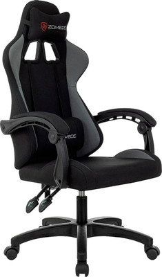 Кресло геймерское Бюрократ Zombie Void (черный/серый)