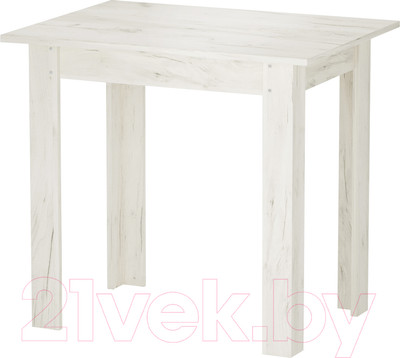 Обеденный стол Артём-Мебель Афина СН-130.10 (дуб крафт белый)