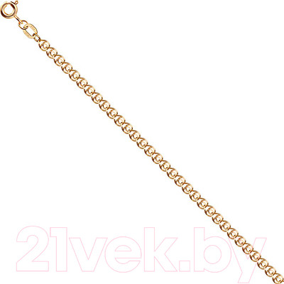 Цепочка из красного золота 7 КАРАТ ПЦ087ПГ-04011 (45см)