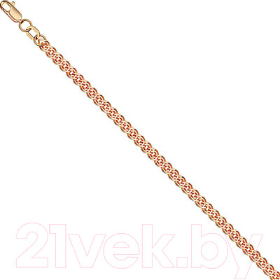 Браслет из красного золота 7 КАРАТ ПБ200ПГ-05011 (18см)