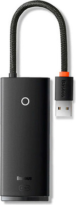 USB-хаб Baseus Lite Series / WKQX030001 (черный)