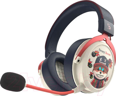 Наушники-гарнитура A4Tech Bloody MR595 Proxy Boom (бежевый/черный)