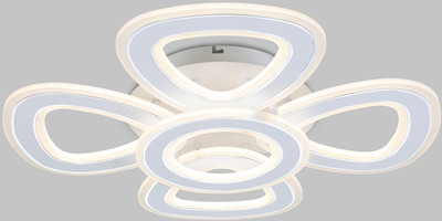 Люстра Ambrella FA8925/4+1 WH/CH (белый/хром)