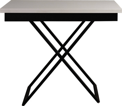 Стол-трансформер Levmar Apollo D78/S53 (белый/черные опоры)