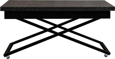 Стол-трансформер Levmar Apollo D97/S53 (черный мрамор/черные опоры)