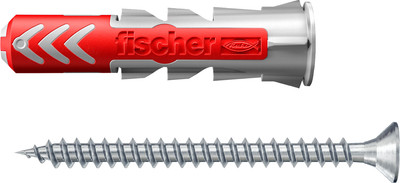 Дюбель распорный FISCHER Duopower 6x30 с саморезом / 534997f (12шт)