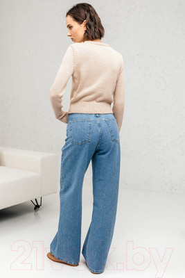 Джемпер Romgil РВ0116-ШЕ5 (р.164-96-102, светлый опаловый)