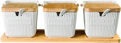 Набор емкостей для хранения Lenardi Bamboo 140-084 (3шт)