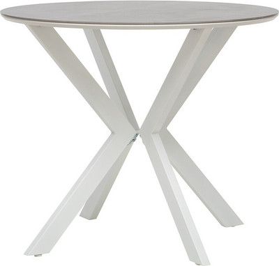 Обеденный стол Импэкс Leset Хокку (белый/бетон)