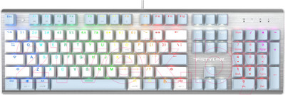 Клавиатура A4Tech Fstyler FS100 Neon (синий/белый)