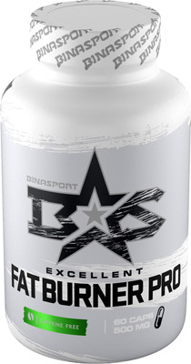 Жиросжигатель Binasport Экселент Фат Бернер Про без кофеина в капсулах (60шт, по 500мг)