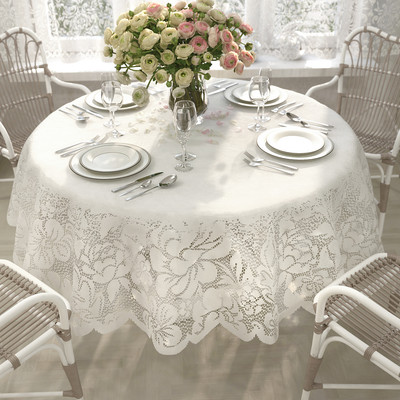 Скатерть Лента Д204 (белый)
