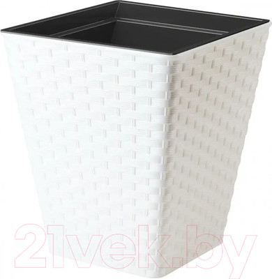 Кашпо Formplastic Rattana / FP-3860-011 (белый)