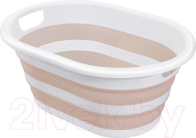 Таз Эльфпласт Flexy ЕР645 (25л, белый/абрикосовый)