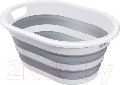 Таз Эльфпласт Flexy ЕР645 (25л, белый/серый)