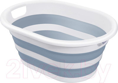 Таз Эльфпласт Flexy ЕР645 (25л, белый/серо-голубой)
