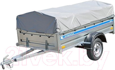 Прицеп для автомобиля Кремень Профи 2.5х1.3 (50см борт, тент 30см)