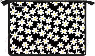 Папка для тетрадей Schoolformat Ромашковое поле / ПТКМА4-РП (черный)