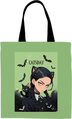 Сумка-шоппер Meshu Catsday / MS_59715