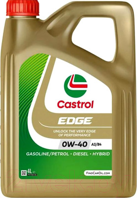Моторное масло Castrol Edge 0W40 A3/B4 / 15F6B5 (4л)
