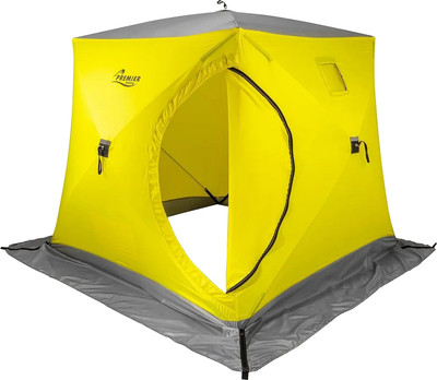 Палатка Premier Fishing Куб-3 / PR-WFSC-210YG (зимняя, желтый/серый)