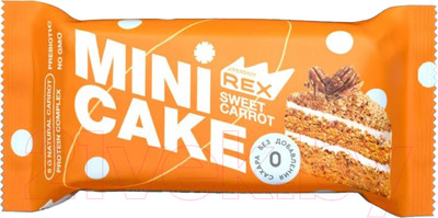 Набор протеиновых пирожных ProteinRex Морковный тортик (8x320гр)