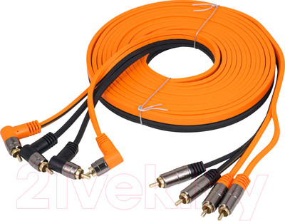 Межблочный кабель для автоакустики DL Audio Raven 4RCA (5м)