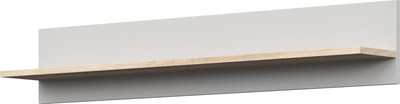 Полка НК Мебель Fun / 13310991 (дуб сонома/белый)