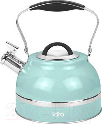 Чайник со свистком Lara LR00-93 (бирюзовый)