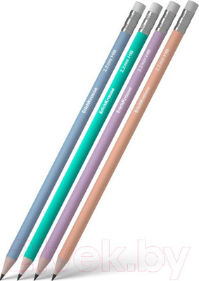 Набор простых карандашей Erich Krause Pastel Bloom / 60705