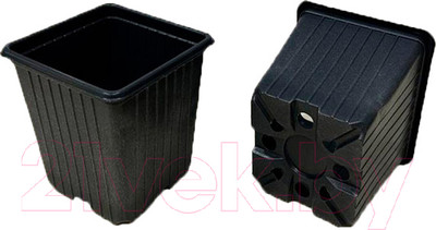 Набор горшков для рассады GreenTerra 9x9x8см (100шт)