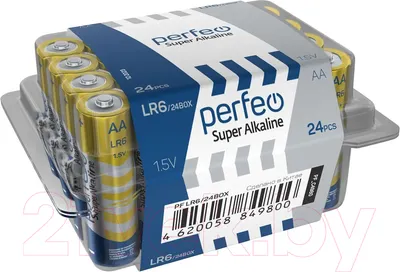 Комплект батареек Perfeo Super Alkaline / PF LR6/24BOX