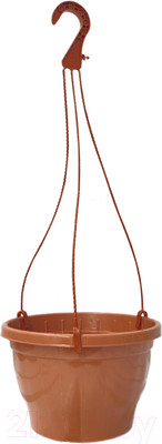 Набор вазонов GreenTerra С подвесом 23/14см 3.7л (5шт, терракотовый)