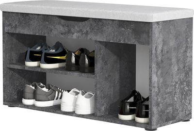 Тумба в прихожую Артём-Мебель Норд СН 122.08 (бетон спаркс)